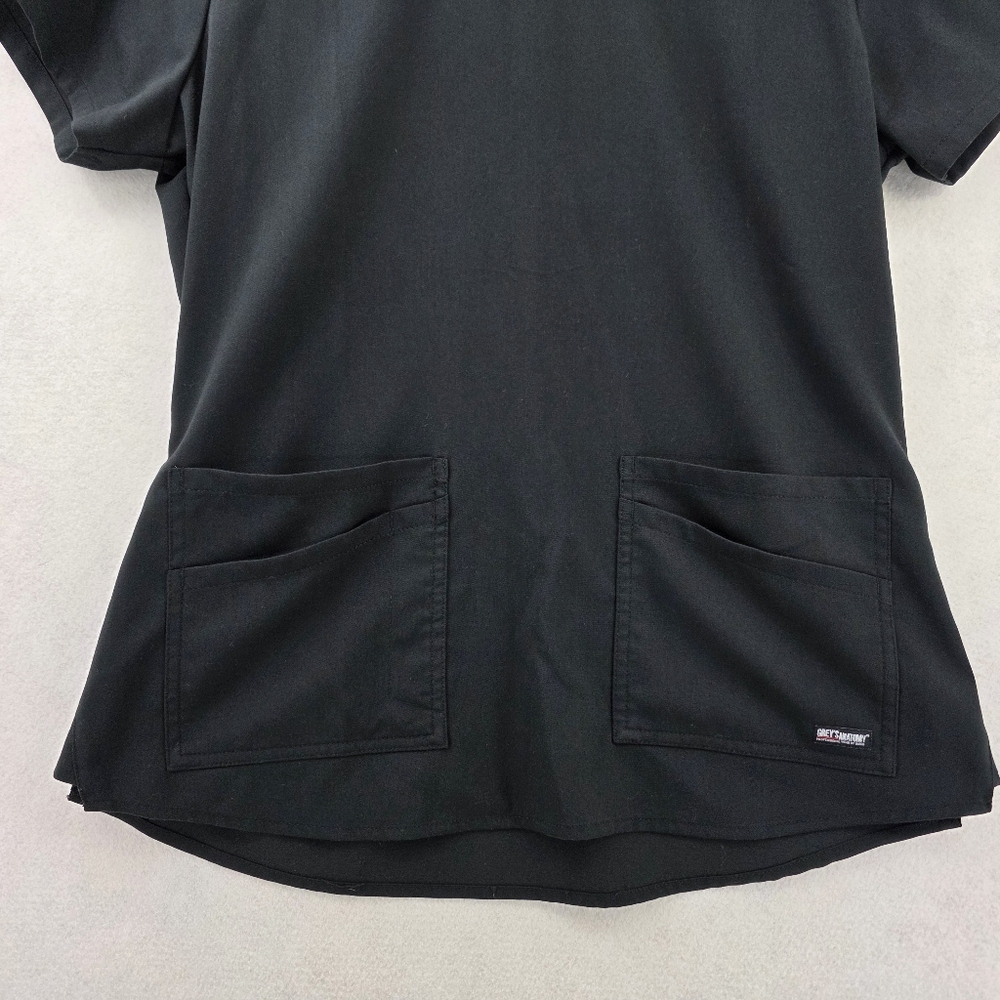 Grey's Anatomy Spandex Stretch Emma 4 Pocket V-neck Scrub Top Size Medium - Picture 7 of 11